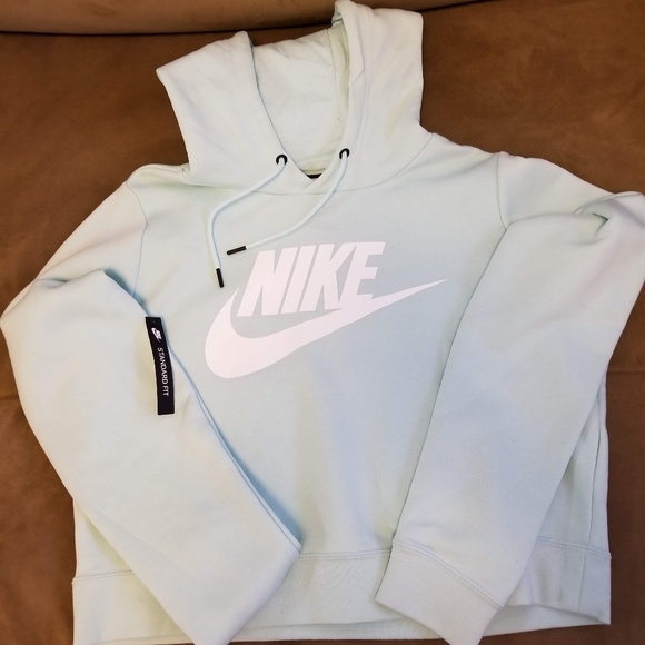 SOLD - Nike Cropped Hoodie Sweatshirt - Picture 3 of 6